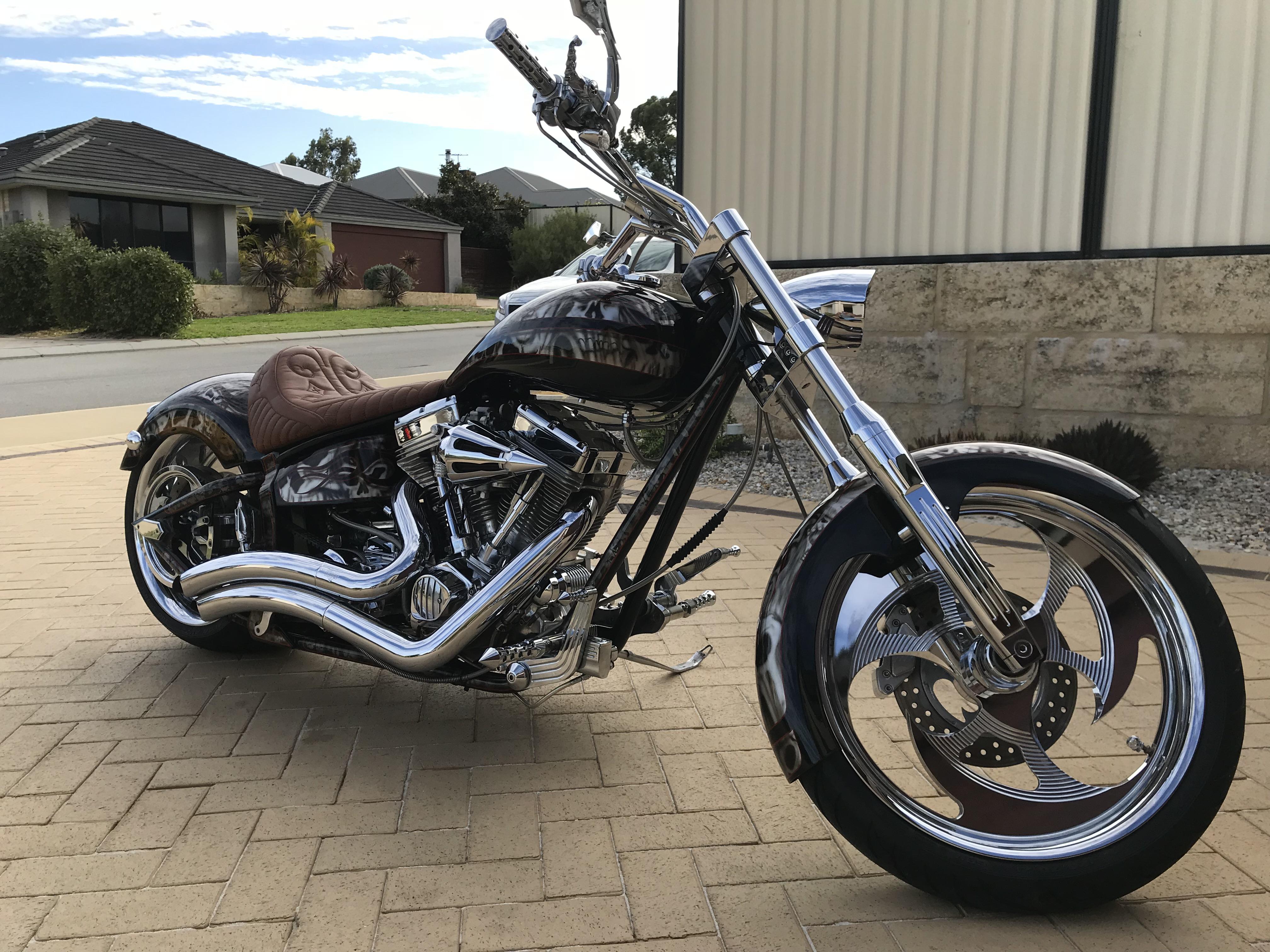 custom softail chopper