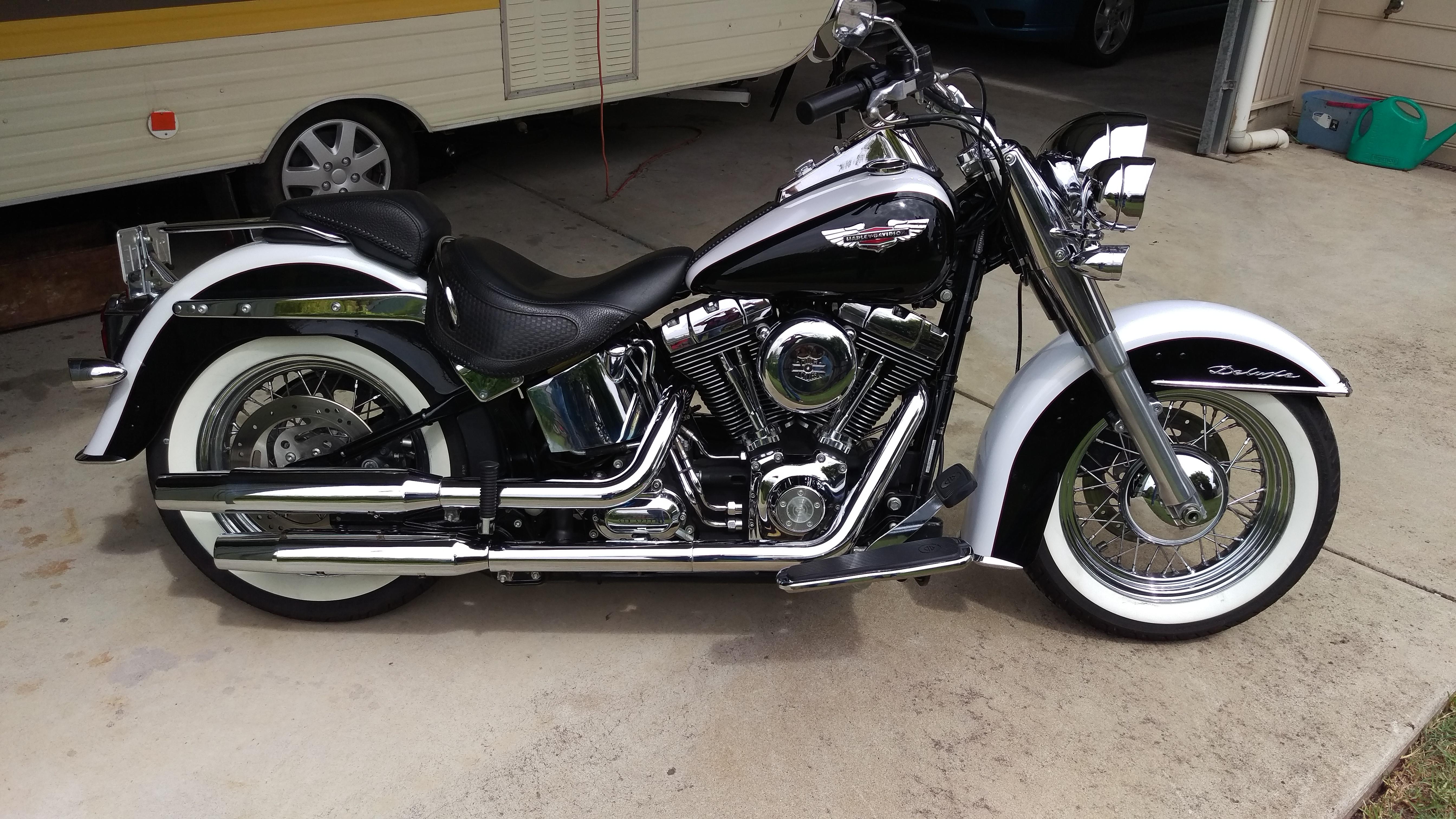 2007 Harley-davidson Flstn Softail Deluxe My07 Cruiser ...