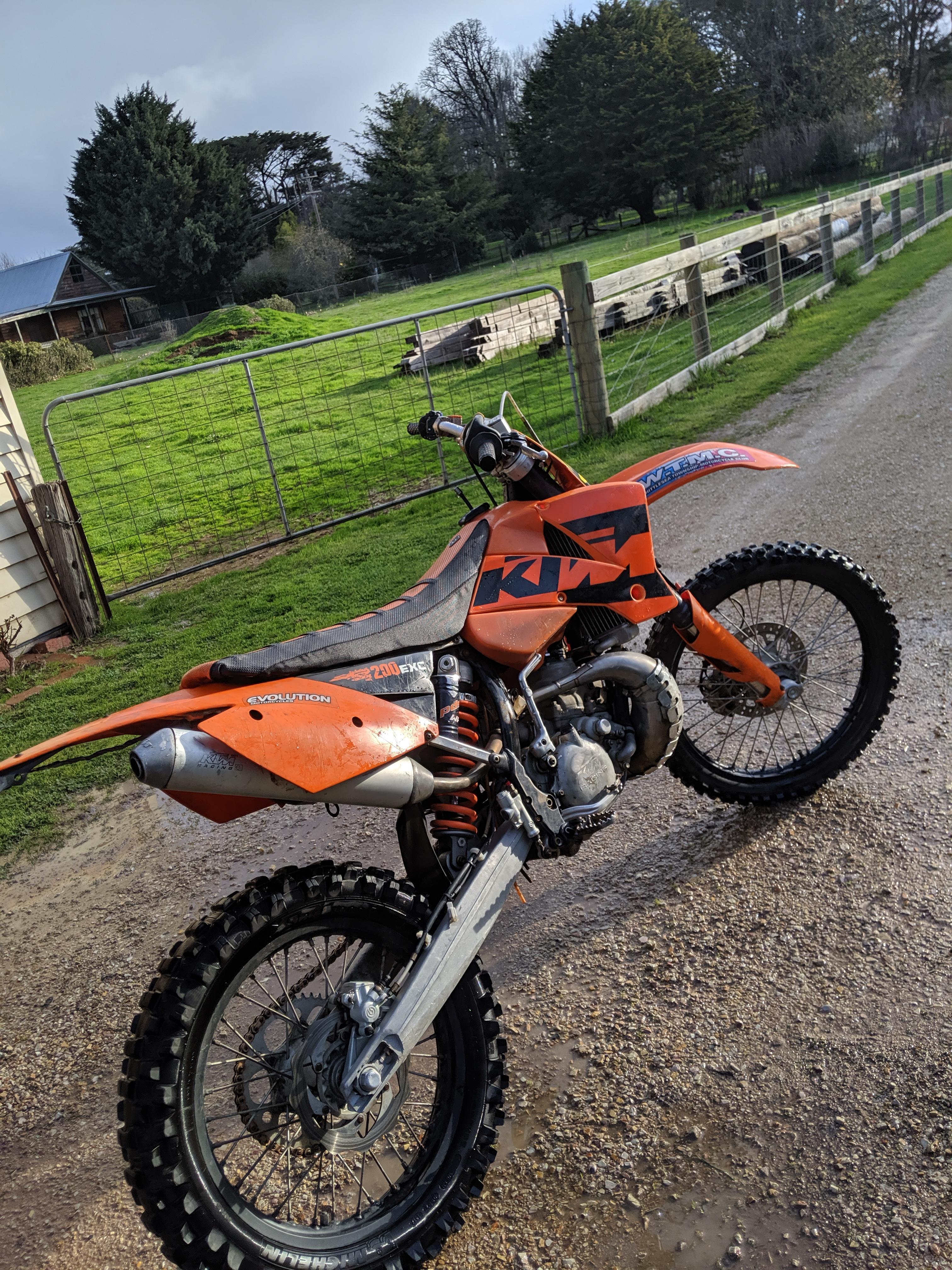 ktm 200 exc for sale