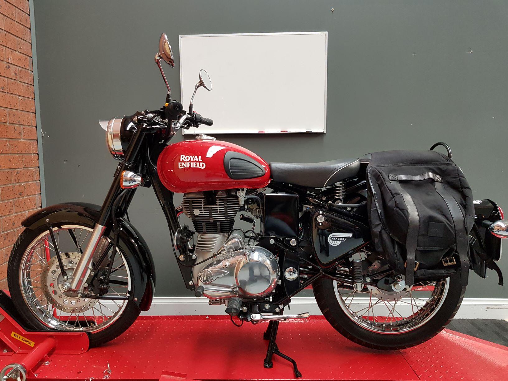 royal enfield classic panniers