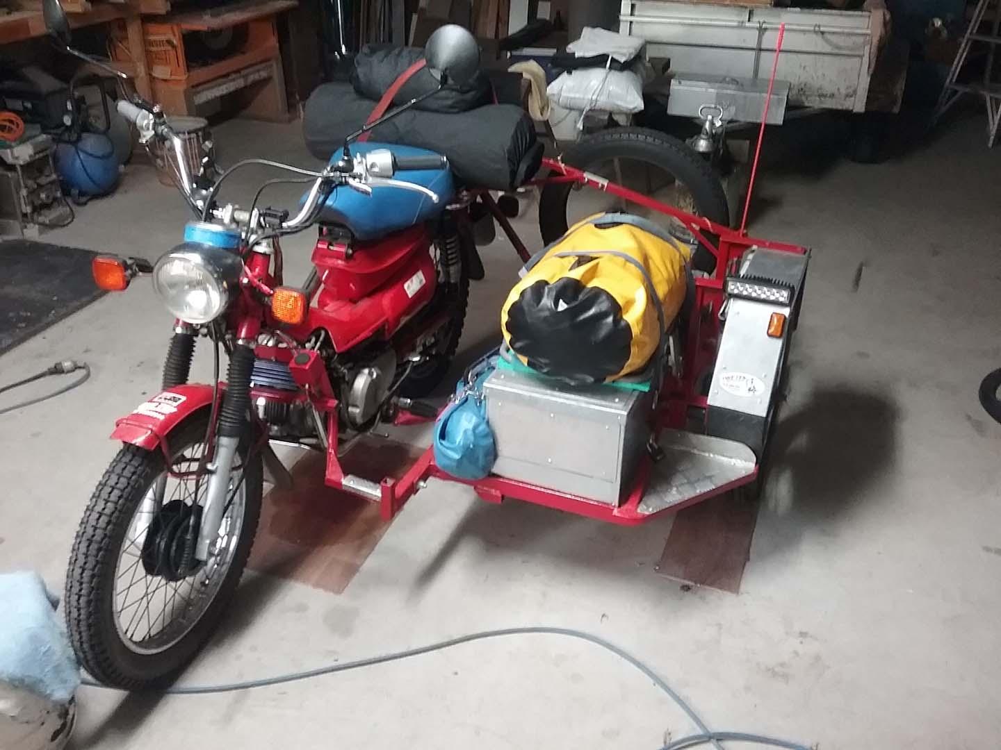 postie bike sidecar