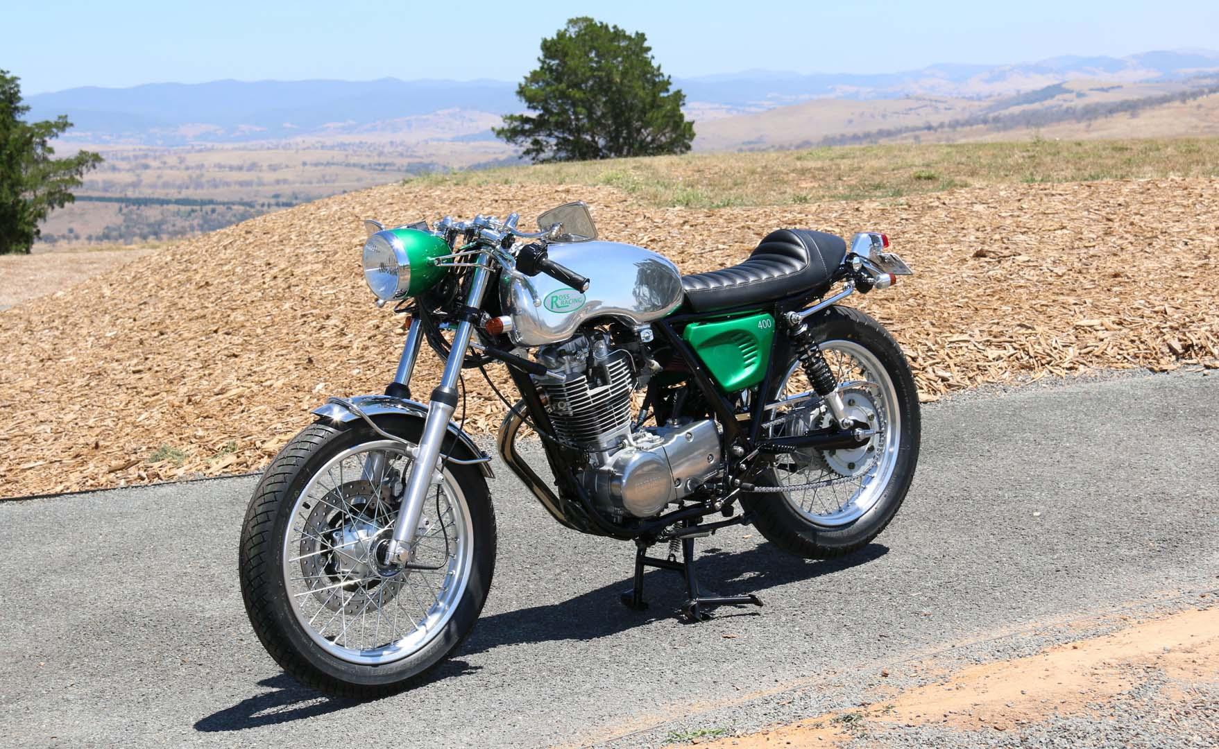 FEATURE - 2005 Yamaha SR400 Ross Racing Custom - JUST BIKES